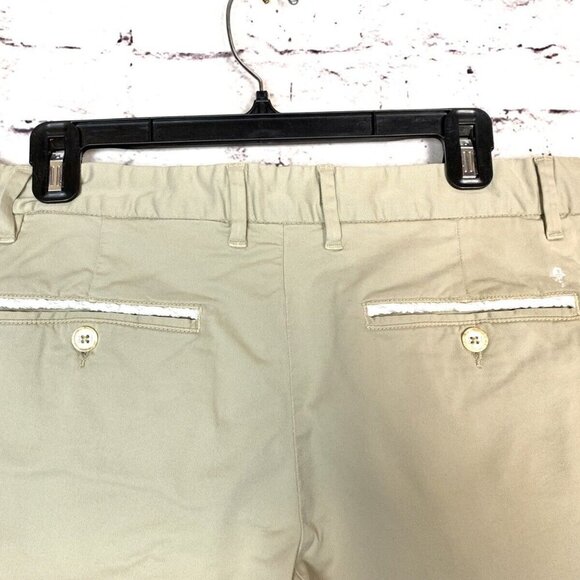 Robert Graham Ridge Classic Fit 5 Pocket Casual Shorts Men's Khaki - Picture 8 of 12